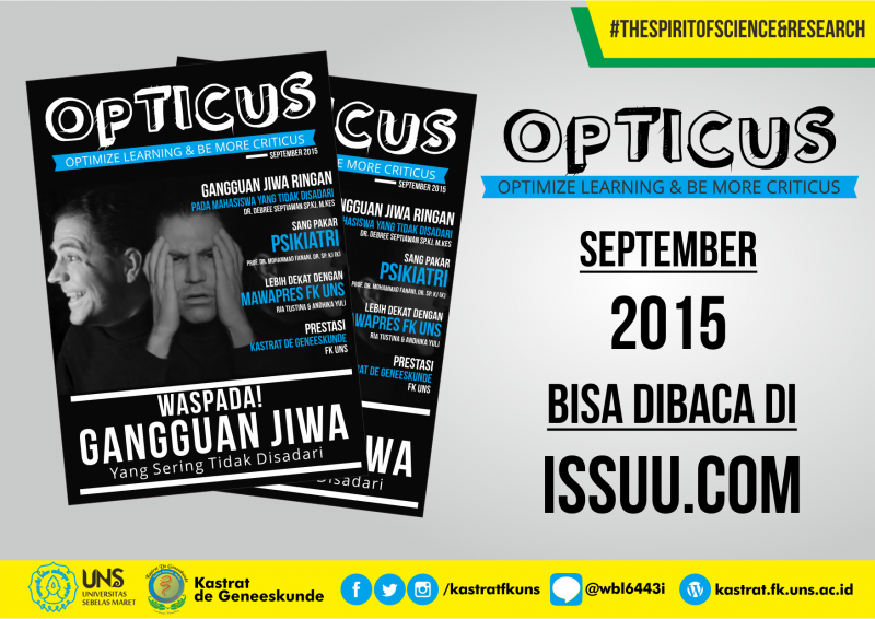 TELAH TERBIT OPTICUS edisi September 2015